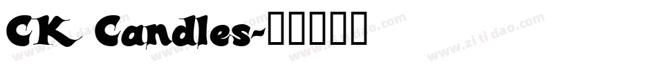 CK Candles字体转换